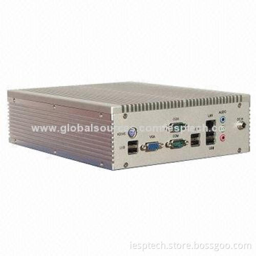 Fanless Box PC, D2550 CPU, 6xCOM/6xUSB/LAN/Wi-Fi, 2GB DDR3 RAM/320GB HDD, 12V DC-in